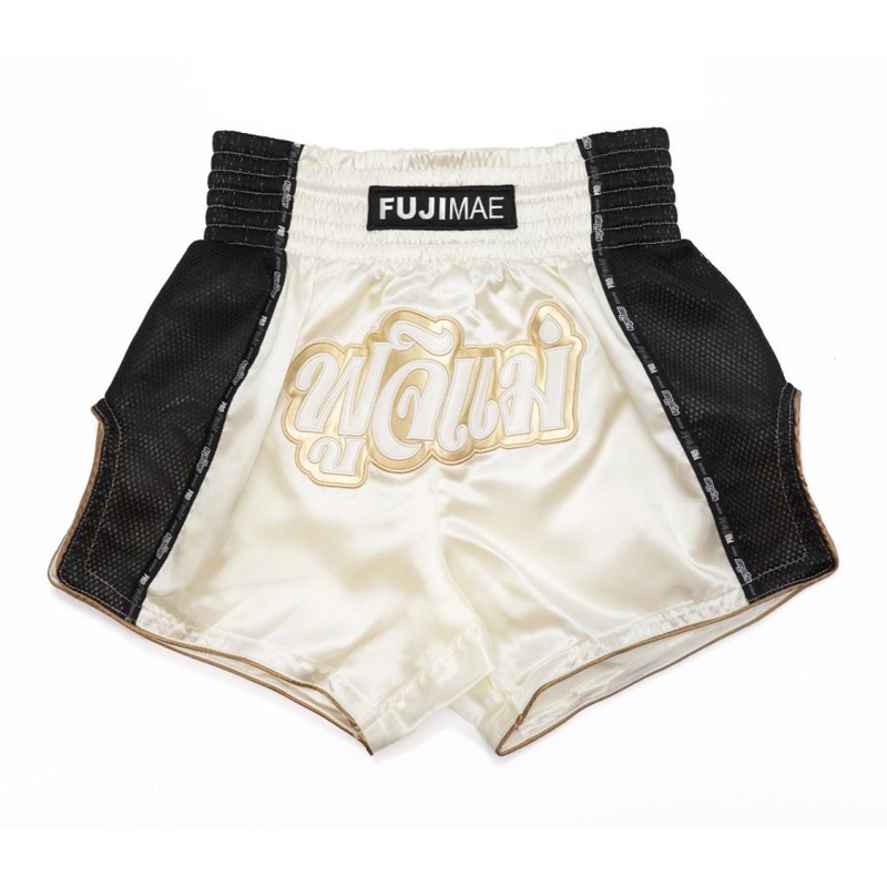 FUJIMAE PROWEAR THAI SHORTS - white/gold